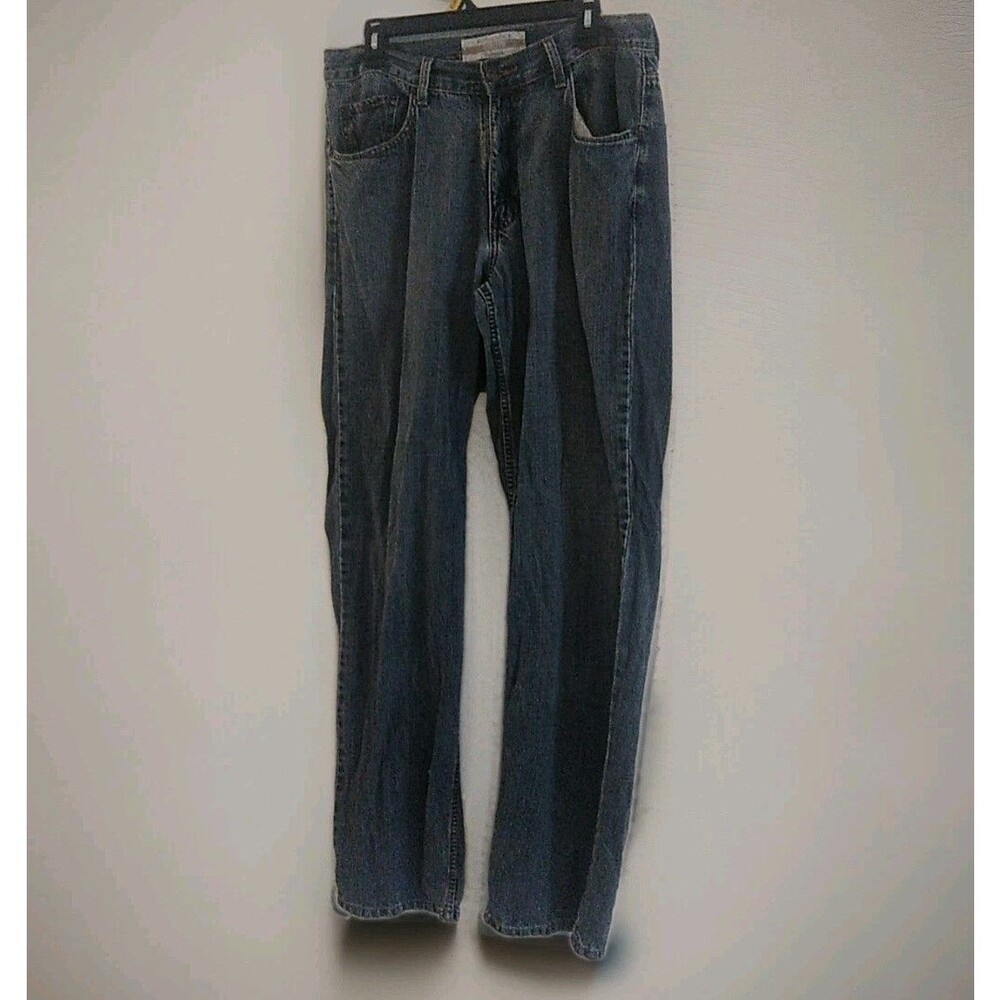 Signature by Levi Strauss Relaxed Blue Jeans Size 34 x 34 Men's